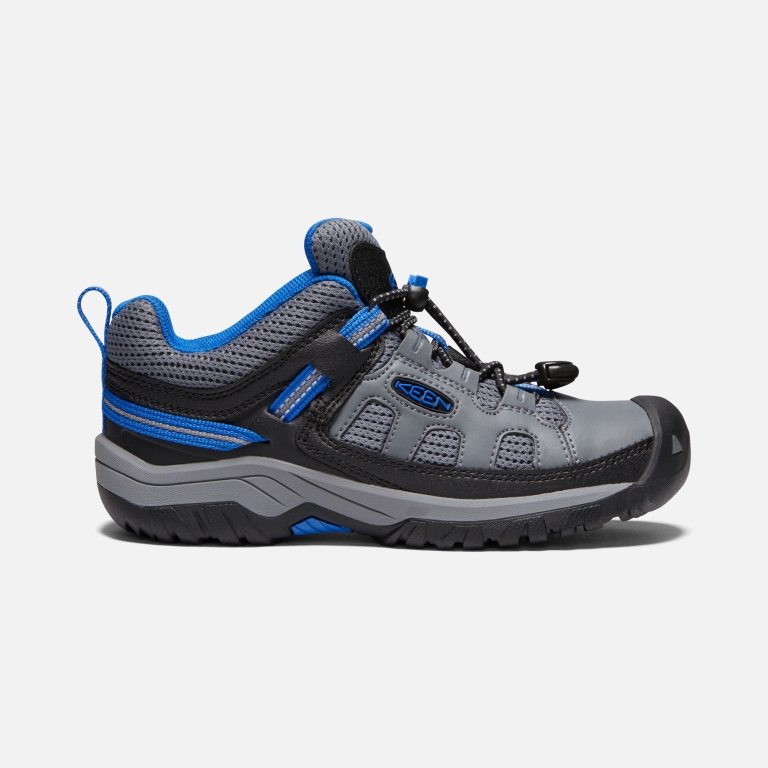 Keen Targhee Shoes - Kids' Grey Blue Footwear